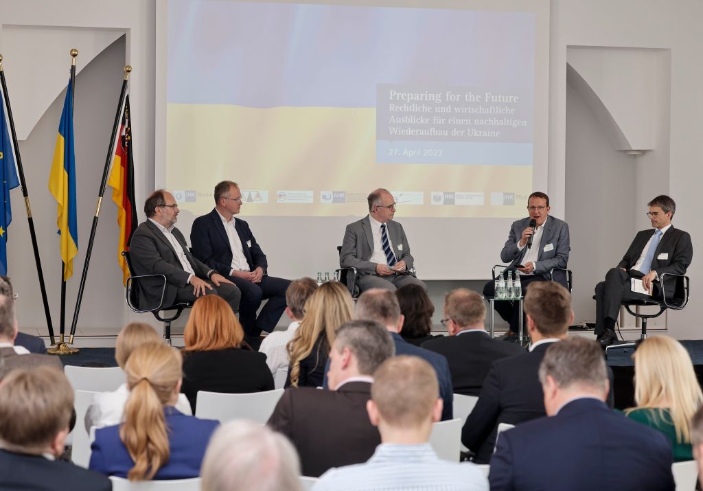 A representative of the Fund attended a conference on the reconstruction of Ukraine in Mainz (Germany)